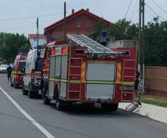 Accident rutier în comuna Odobești