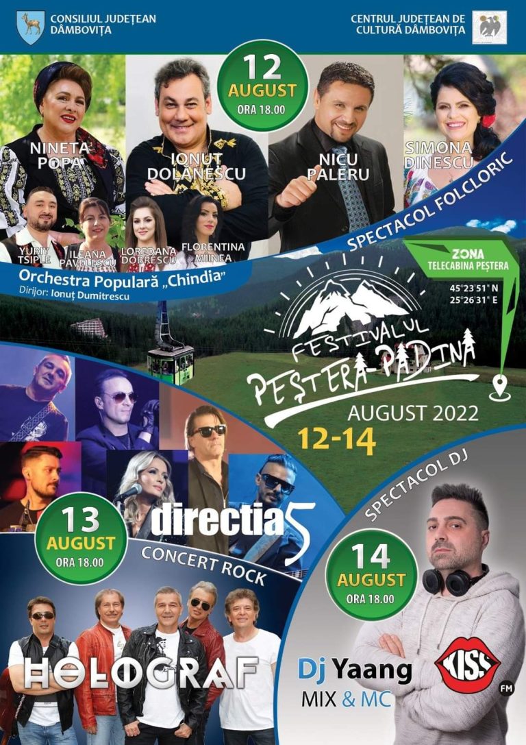 CJ Dâmbovița a început pregătirile pentru Festivalul „Peștera-Padina”