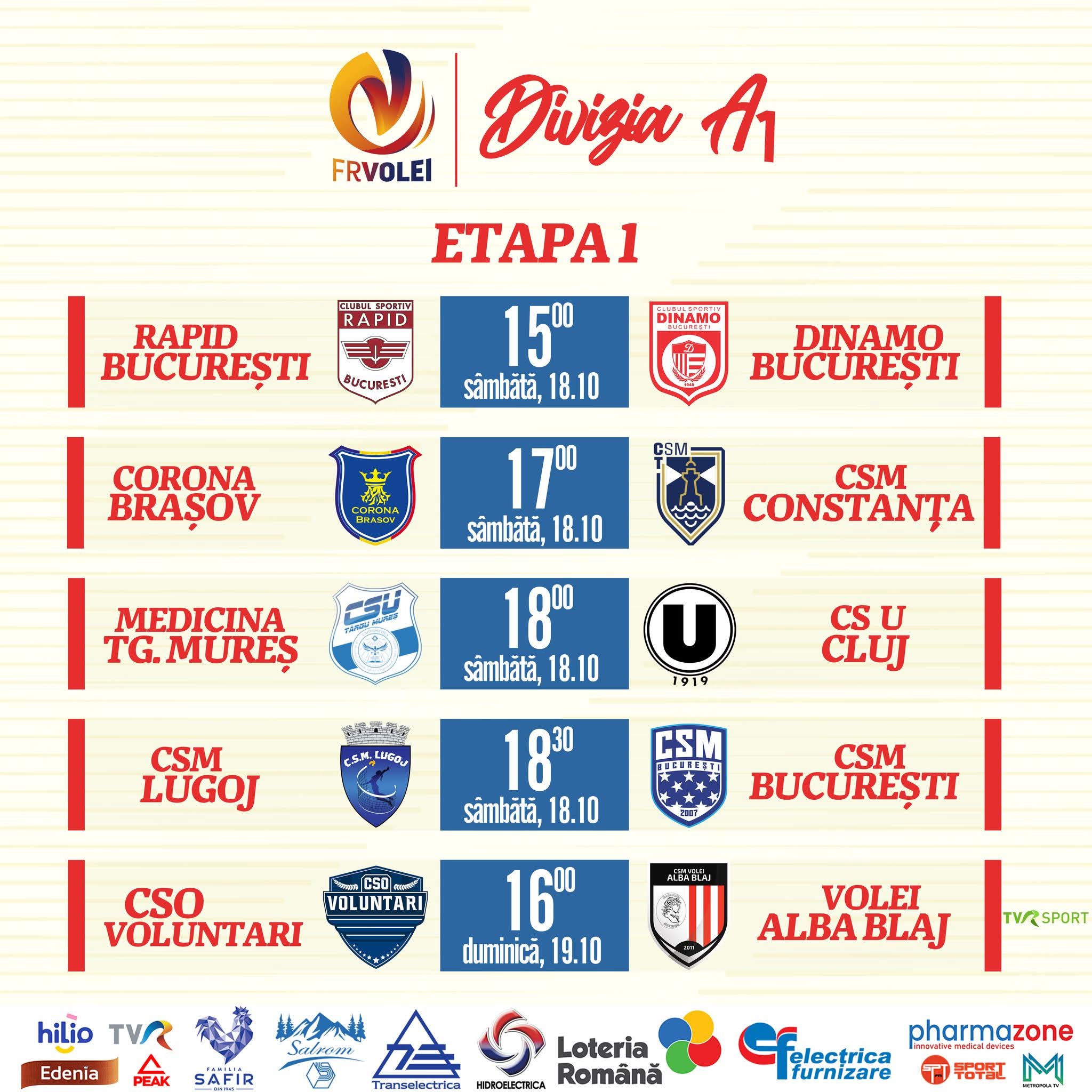Start spectaculos în Divizia A1 feminin – Derby de campioane în prima etapă! 