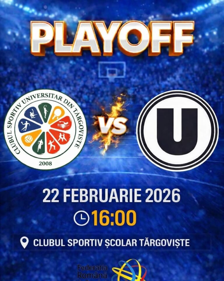  Duel de foc la Târgoviște! CSU înfruntă Universitatea Cluj în Playoff-ul Ligii 1 