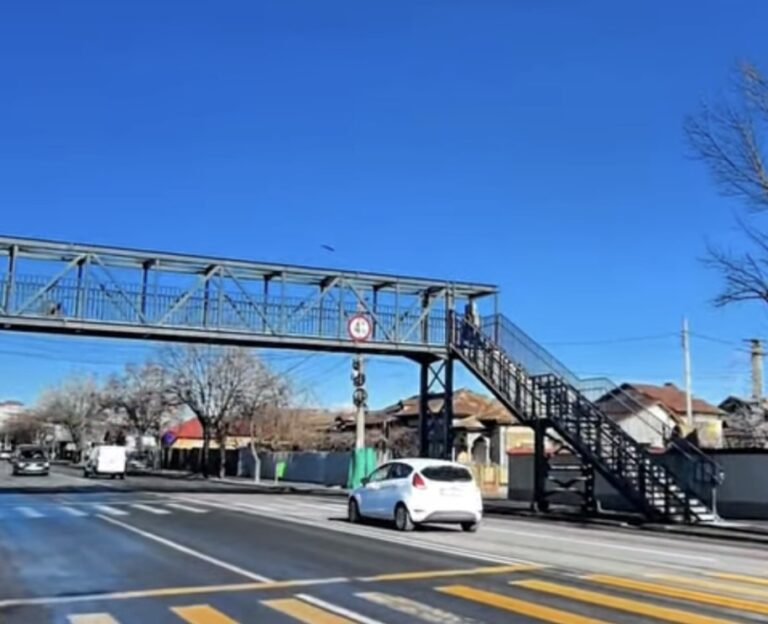 Primăria municipiului Târgoviște face un apel ferm către cetățeni: folosiți pasarela pietonală de pe Calea București